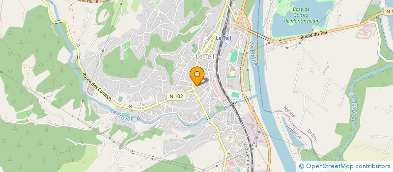 localisation de l'entreprise MONSIEUR AZIZ TANNOUH  LE TEIL