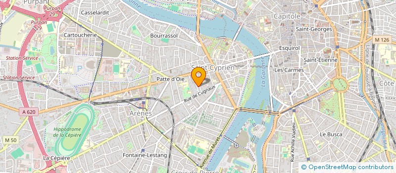 localisation de l'entreprise MONSIEUR AZIZ TARBET ANGRI  TOULOUSE