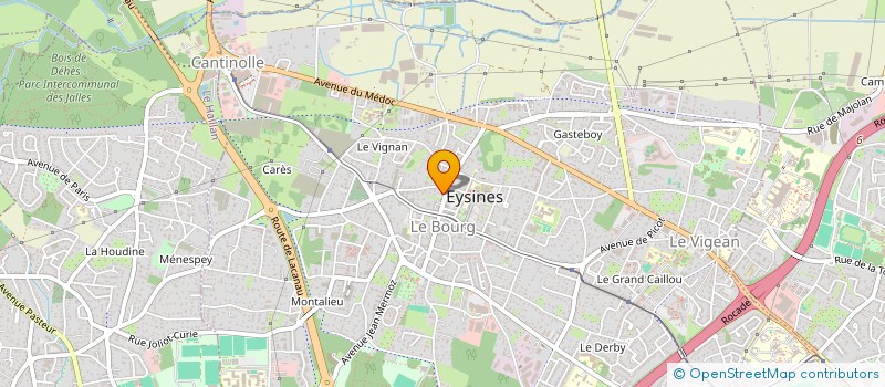 localisation de l'entreprise MONSIEUR AZIZ TIZGUI  EYSINES