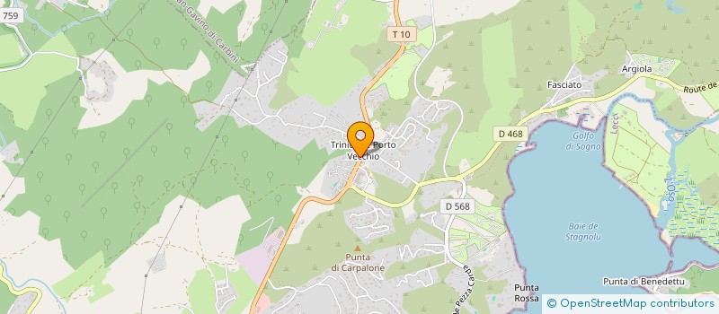 localisation de l'entreprise MONSIEUR AZIZ ZARIOUH à PORTO-VECCHIO