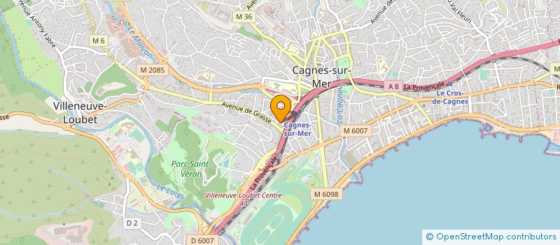 localisation de l'entreprise MONSIEUR AZIZ ZINAOUI à CAGNES-SUR-MER