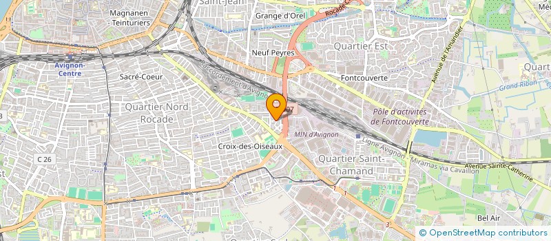 localisation de l'entreprise MONSIEUR AZIZ ZYATI  AVIGNON