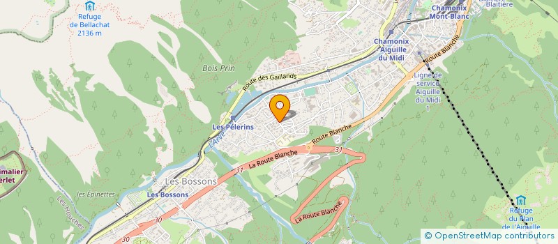 localisation de l'entreprise MONSIEUR AZIZE CHERAK  CHAMONIX-MONT-BLANC