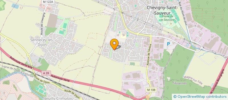 localisation de l'entreprise MONSIEUR AZIZE GHOUTI  CHEVIGNY-SAINT-SAUVEUR