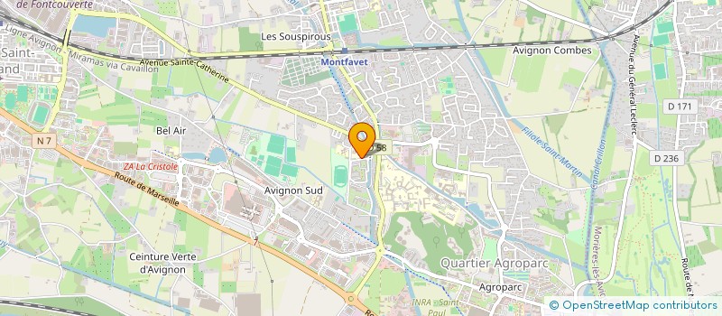 localisation de l'entreprise MONSIEUR AZIZE HACHICHA  AVIGNON