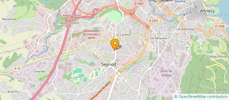 localisation de l'entreprise MONSIEUR AZIZE MANSOUR  ANNECY