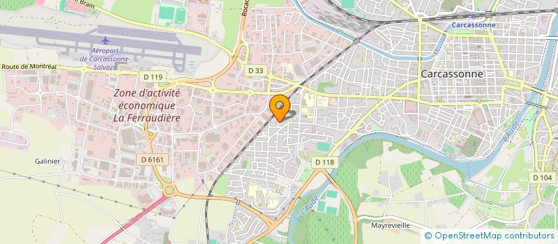 localisation de l'entreprise MONSIEUR AZIZI FOUTOUHI  CARCASSONNE