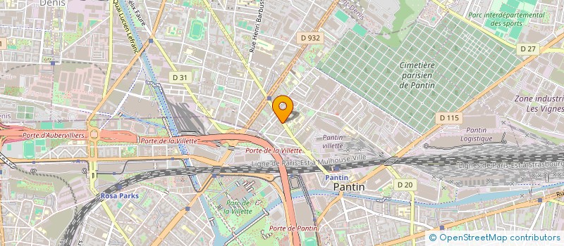 localisation de l'entreprise MONSIEUR AZIZULLAH FAIZI à PANTIN