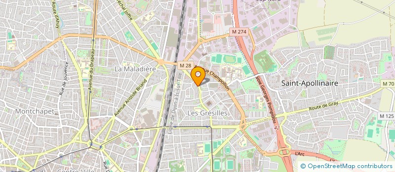 localisation de l'entreprise MONSIEUR AZIZULLAH FAZLI à DIJON