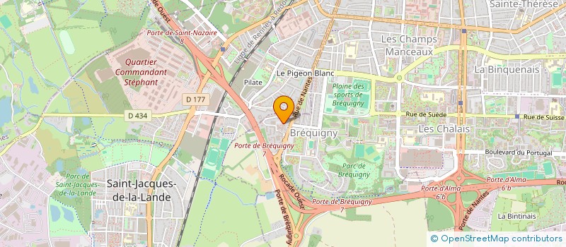 localisation de l'entreprise MONSIEUR AZIZULLAH MUMMAND  RENNES