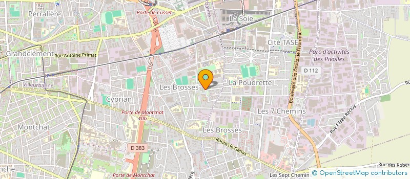 localisation de l'entreprise MONSIEUR AZIZULLAH RASHED  VILLEURBANNE