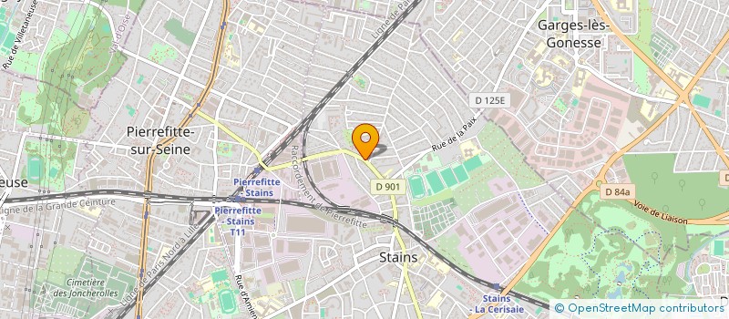 localisation de l'entreprise MONSIEUR AZIZULLAH SAHAK à STAINS