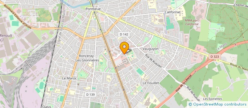 localisation de l'entreprise MONSIEUR AZIZURAHMAN SHAMS  LE MANS