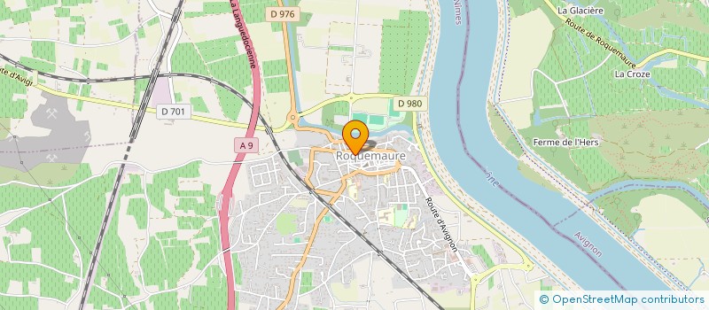 localisation de l'entreprise MONSIEUR AZIZZ EL BRAHMI  ROQUEMAURE