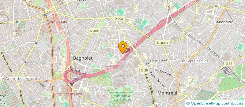 localisation de l'entreprise MONSIEUR AZMI ALLY SALAMUT à BAGNOLET