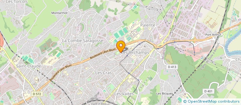localisation de l'entreprise MONSIEUR AZMI BAZARA à BESANCON