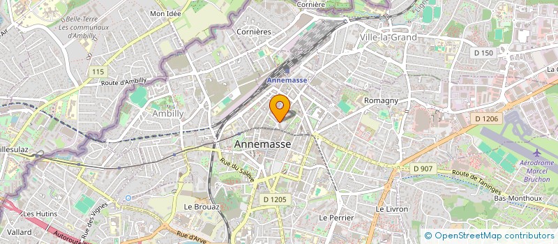 localisation de l'entreprise MONSIEUR AZMI ULAS à ANNEMASSE