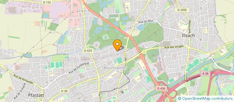 localisation de l'entreprise MONSIEUR AZMIR CUKOJEVIC  KINGERSHEIM