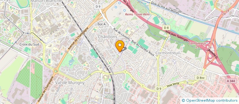 localisation de l'entreprise MONSIEUR AZOUAOU OULD AHMED  REIMS