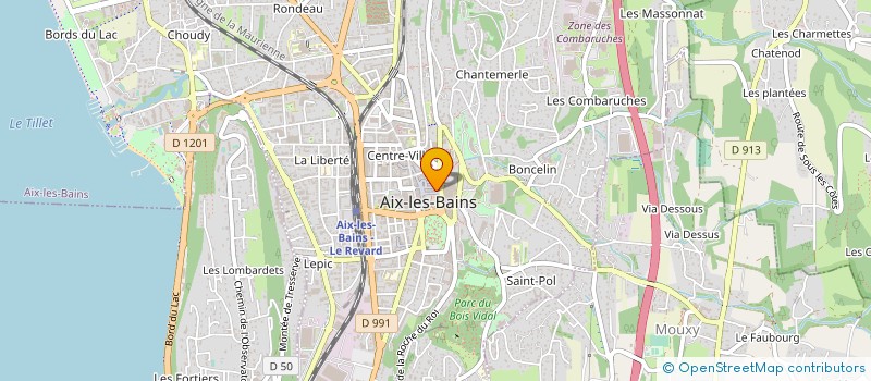 localisation de l'entreprise MONSIEUR AZOUZ GOURARI à AIX-LES-BAINS