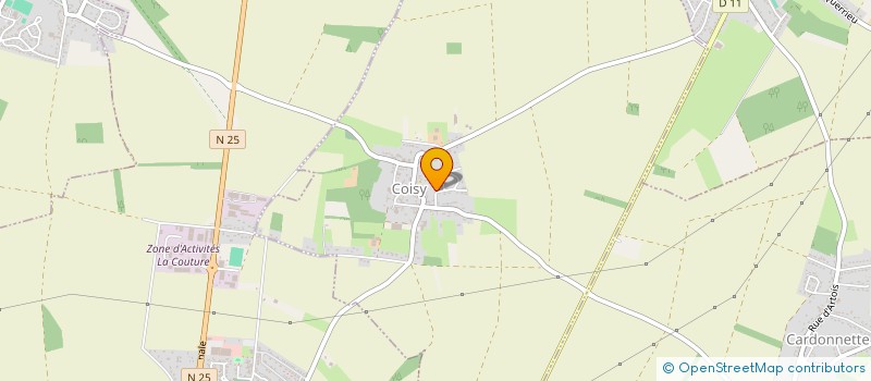 localisation de l'entreprise MONSIEUR AZOUZ HAMDANE  COISY