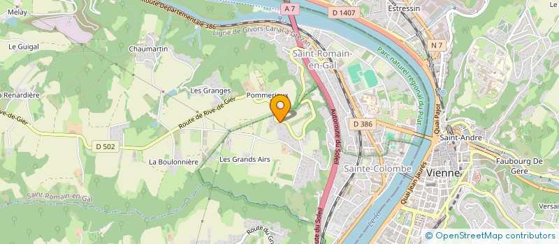 localisation de l'entreprise MONSIEUR AZOUZ OSMANI  SAINTE-COLOMBE