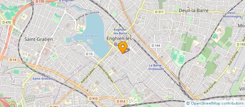 localisation de l'entreprise MONSIEUR AZRET KADRIJI à ENGHIEN-LES-BAINS