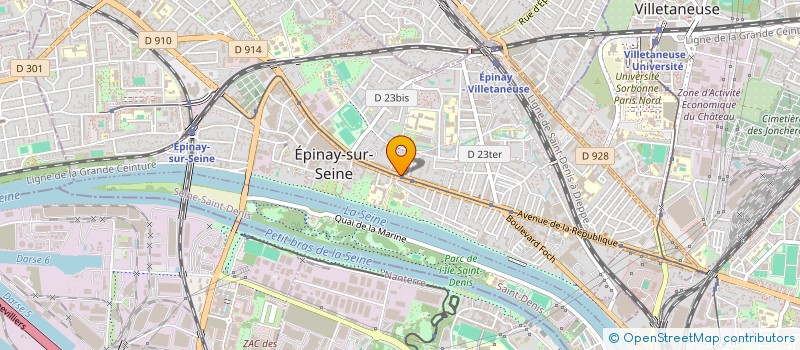 localisation de l'entreprise MONSIEUR AZWAW IABADENE à EPINAY-SUR-SEINE