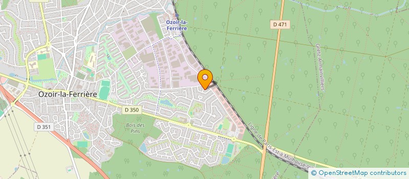 localisation de l'entreprise MONSIEUR AZZAM FALLAH  OZOIR-LA-FERRIERE