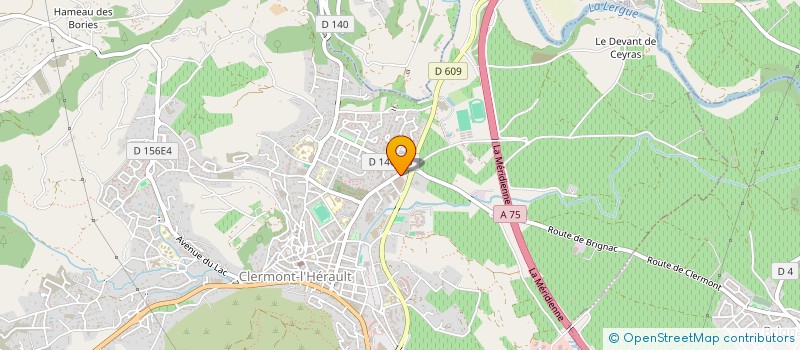 localisation de l'entreprise MONSIEUR AZZAM HIJAZI HIJAZI  CLERMONT-L'HERAULT