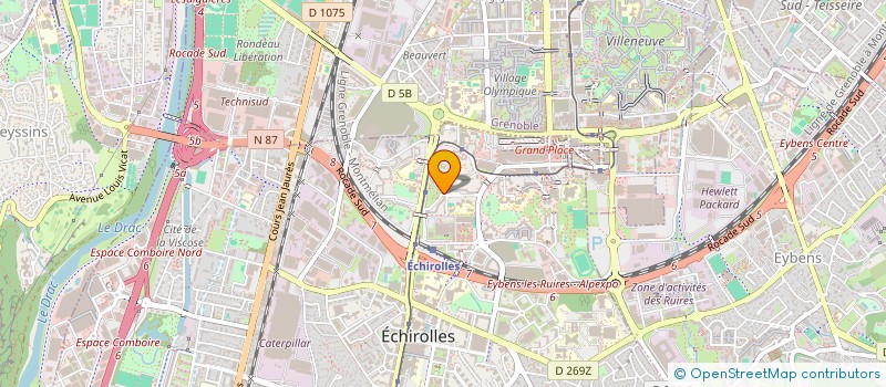 localisation de l'entreprise MONSIEUR AZZAM KOUJAN à ECHIROLLES