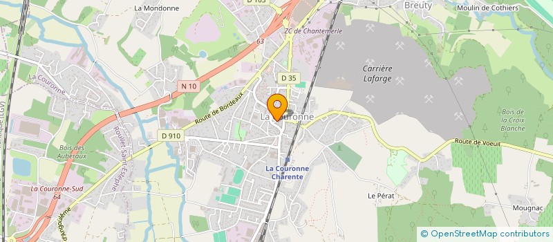 localisation de l'entreprise MONSIEUR AZZEDDINE BELHADJ à LA COURONNE