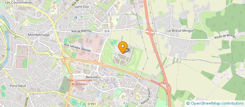 localisation de l'entreprise MONSIEUR AZZEDDINE BEZZIOU à POITIERS