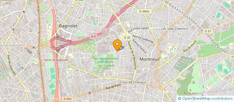 localisation de l'entreprise MONSIEUR AZZEDDINE BOUMAHRATE à MONTREUIL