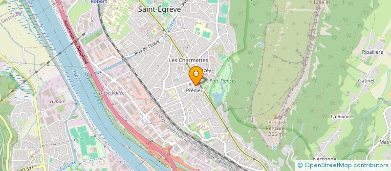 localisation de l'entreprise MONSIEUR AZZEDDINE EL HASNAOUI  SAINT-EGREVE