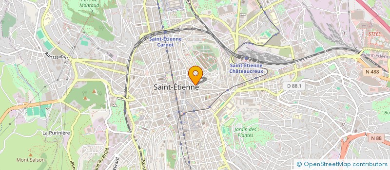 localisation de l'entreprise MONSIEUR AZZEDDINE KETLI  SAINT-ETIENNE