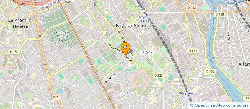 localisation de l'entreprise MONSIEUR AZZEDDINE LAHOUES  IVRY-SUR-SEINE