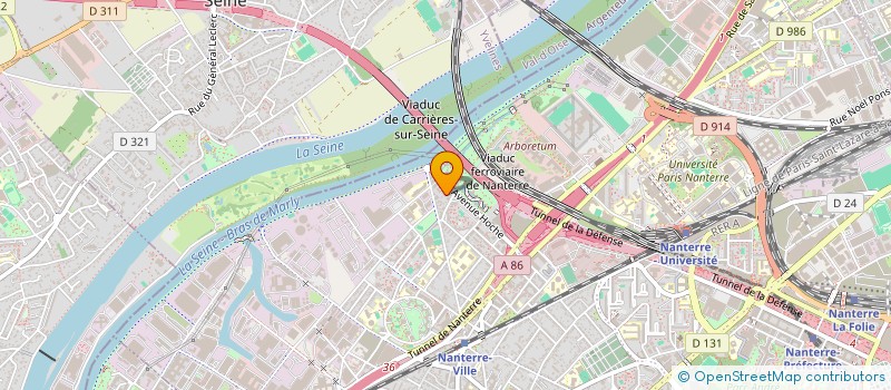 localisation de l'entreprise MONSIEUR AZZEDDINE MAKNASSI  NANTERRE