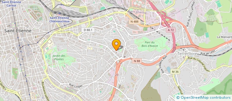 localisation de l'entreprise MONSIEUR AZZEDDINE MEDDAS  SAINT-ETIENNE