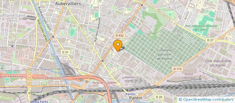 localisation de l'entreprise MONSIEUR AZZEDDINE NAZOZ  PANTIN