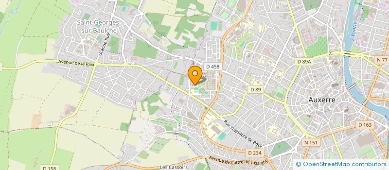 localisation de l'entreprise MONSIEUR AZZEDDINE YOUBI à AUXERRE