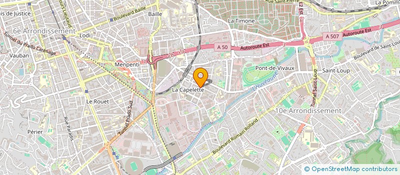 localisation de l'entreprise MONSIEUR AZZEDINE AINOUCHE  MARSEILLE