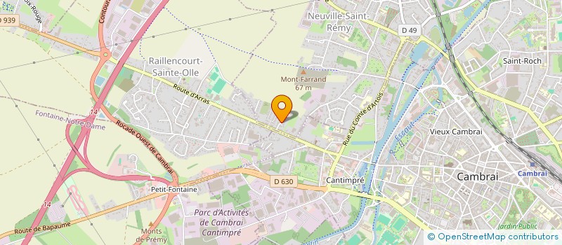 localisation de l'entreprise MONSIEUR AZZEDINE AIT-LHOU  NEUVILLE-SAINT-REMY