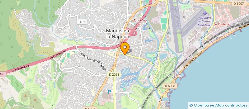 localisation de l'entreprise MONSIEUR AZZEDINE AMIOUR à MANDELIEU-LA-NAPOULE