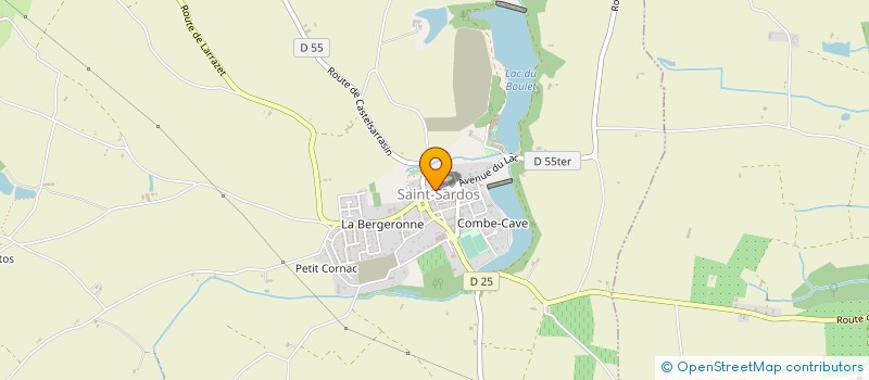 localisation de l'entreprise MONSIEUR AZZEDINE AZID  SAINT-SARDOS