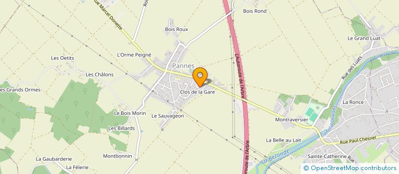 localisation de l'entreprise MONSIEUR AZZEDINE BAAHMED à PANNES