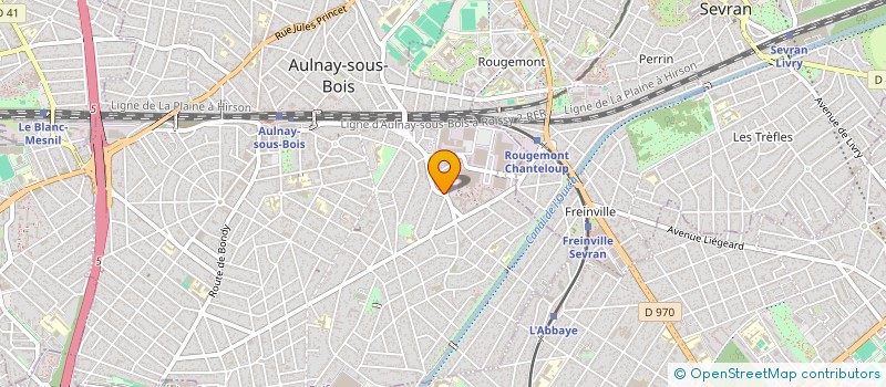 localisation de l'entreprise MONSIEUR AZZEDINE BAHA à AULNAY-SOUS-BOIS