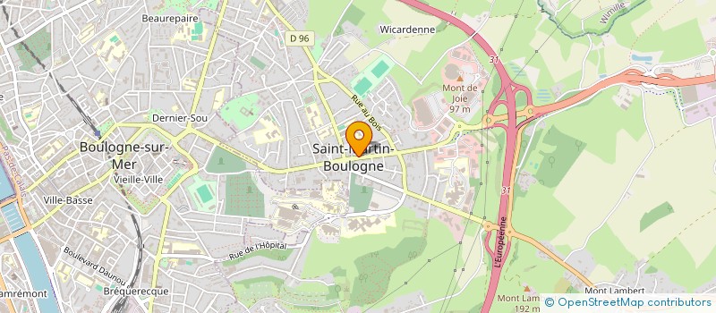 localisation de l'entreprise MONSIEUR AZZEDINE BENAOU  SAINT-MARTIN-BOULOGNE