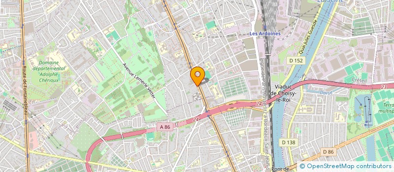 localisation de l'entreprise MONSIEUR AZZEDINE BENDAOUADDJI  VITRY-SUR-SEINE