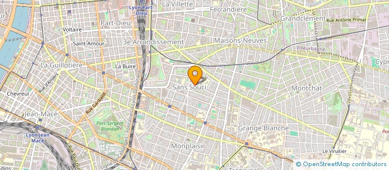 localisation de l'entreprise MONSIEUR AZZEDINE BERRIMA  LYON